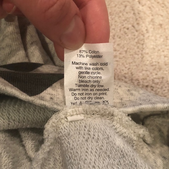 J. Crew Vintage Sweatshirt in Metallic Triangles - Picture 8 of 8